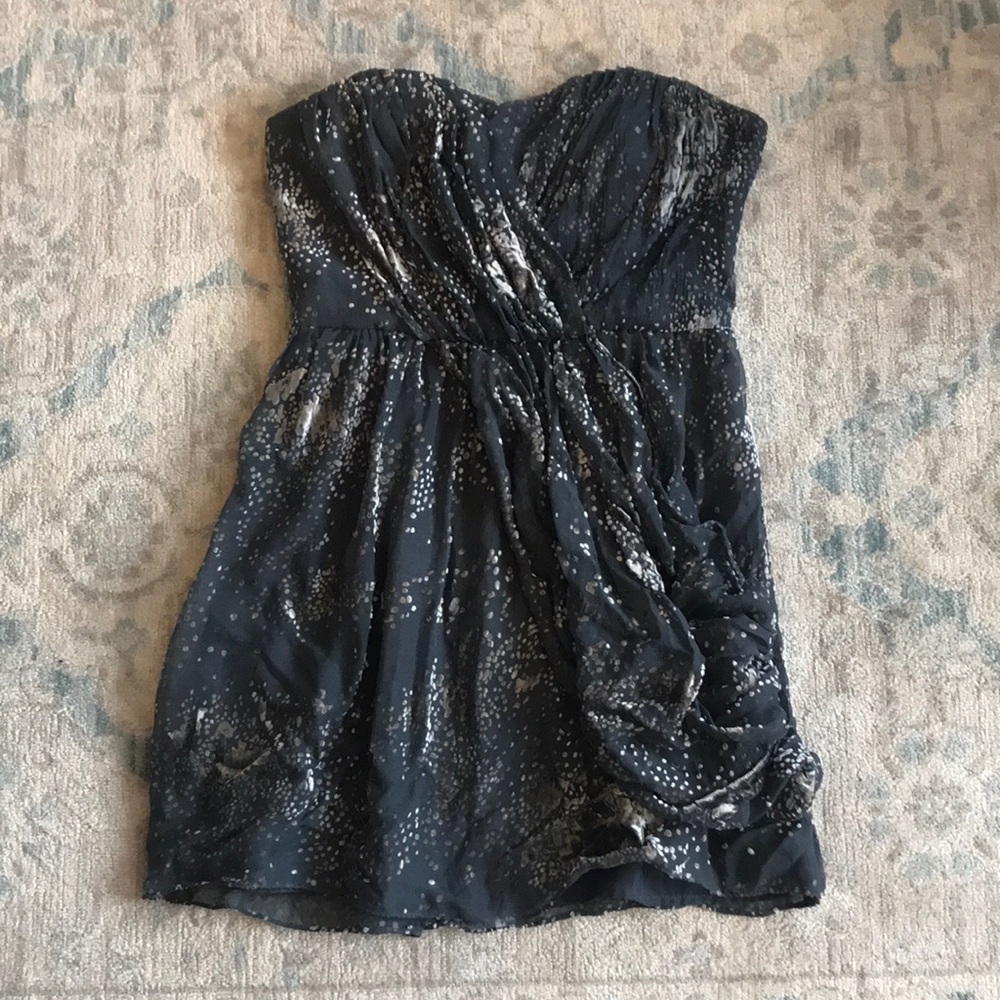 BCBGeneration; strapless cocktail dress